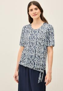 Футболка Cecil IN AUSBRENNER-OPTIK, Blau/Teal