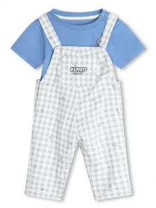 Комбинезон в клетку Kenzo Kids, синий