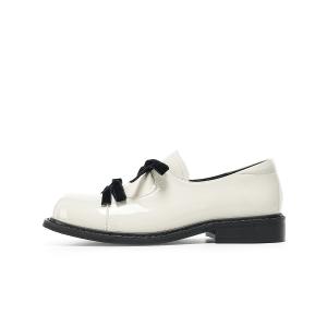 EBLAN Женские лоферы бежево-черные, цвет Black