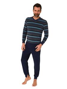 Трусы NORMANN Pflegeoverall Frottee langarm Reissverschluss, синий