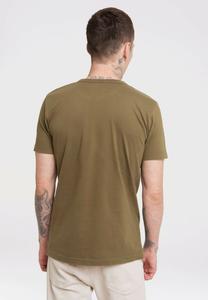 Футболка с принтом PEANUTS SNOOPY LOGOSHIRT, оливковый