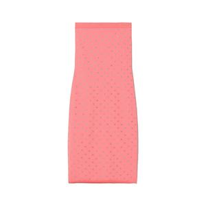 Платье-бандо с кристаллами Alexander Wang, розовый