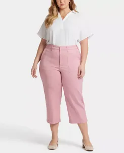 Удобные брюки до щиколотки больших размеров NYDJ, розовый