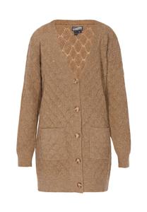 Вязаный кардиган DreiMaster Vintage, светло-коричневый