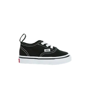 Кроссовки Authentic Elastic Lace Toddler Vans, черный
