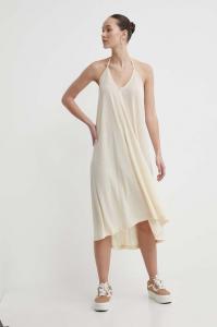 Платье из смесового льна Roxy, бежевый