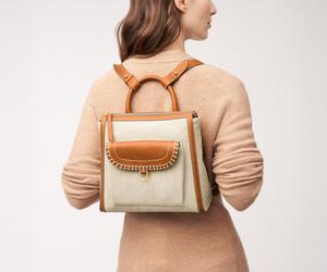Женский рюкзак Fossil из парусины и хлопка ZB1838248