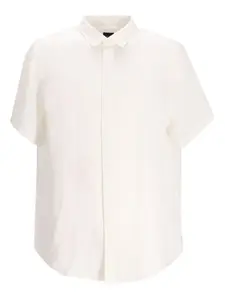 Льняная рубашка Armani Exchange, белый