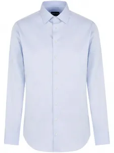 Рубашка на пуговицах GIORGIO ARMANI, синий