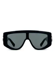 Солнцезащитные очки в прямоугольной оправе Gucci Eyewear, черный