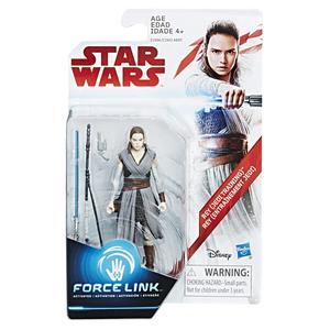 Базовая фигурка Star Wars, Force Link, Rey Jedi Training, 10 см, C1503/C1504 Hasbro