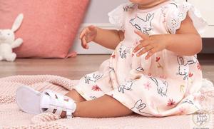 "Easter Parade" платье с кружевными рукавами-крылышками в розовом цвете Tesa Babe