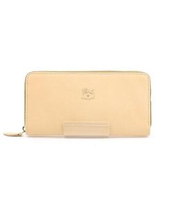 Il Bisonte круглый длинный кошелек на молнии