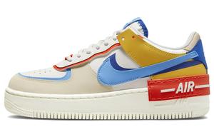 Кроссовки Nike Air Force 1 Low Shadow Sail Game Royal Rush Orange University Blue (женские)