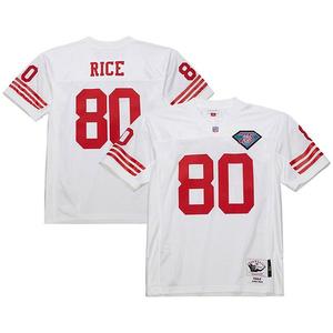Мужская джерси Jerry Rice San Francisco 49ers 1994 Authentic Throwback Mitchell & Ness