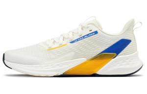 Кроссовки мужские низкие белый/желтый/синий 361°