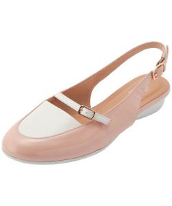 Женские туфли Pedala 2E на каблуке 2,0 см Asics Walking Pedals, цвет Pink (Enamel) X White