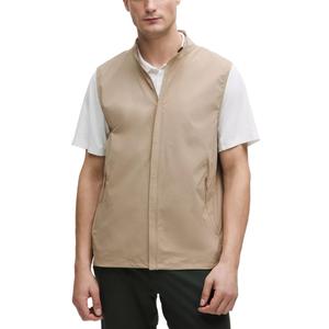 Lululemon Мужская ветрозащитная безрукавка с молнией, Oak Brown/SHOK