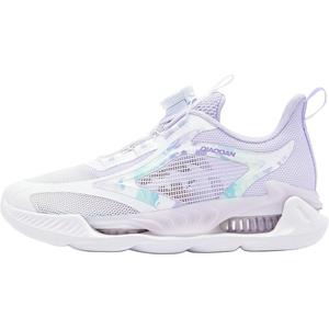 QIAODAN Детские кроссовки с низким верхом, устойчивые к скольжению, лиловые