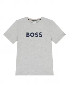 Футболка с короткими рукавами Boss Kidswear, серый