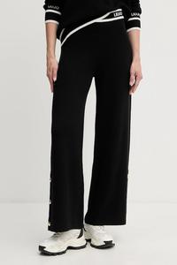 Брюки с добавлением шелка Liu Jo, черный