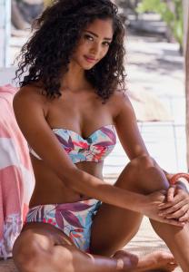 Низ бикини LASCANA LSCN, Creme Bedruckt/Off-White