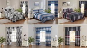 Legacy Decor, 2 шт., двустороннее покрывало, красное и черное лоскутное одеяло, ультрамягкая микрофибра, большой размер, Twin, цвет Plaid Black