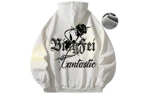 Bingfei Толстовка унисекс «Ледяной полет», Черный (на флисовой подкладке и утолщенный)