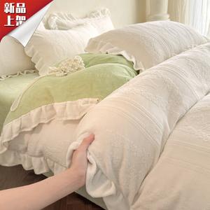 LUOLAI HOME Комплект постельного белья 1.5, 4 предмета, пододеяльник 200x230 см