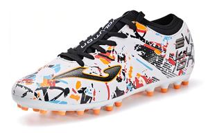 Футбольные бутсы Evolution мужские низкие белые/черные Joma