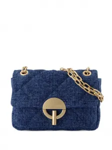 Стеганая сумка на плечо Moon с цепочкой Vanessa Bruno, синий