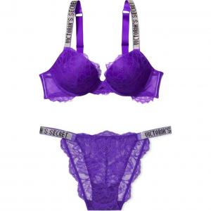 Victoria's Secret Женский комплект нижнего белья фиолетовый