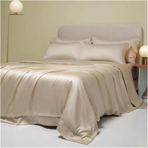 YUSIWOAL Комплект постельного белья шелковый Gold