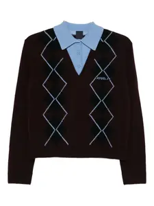 Свитер с логотипом Juun.J, красный