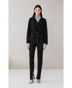 Женский драпированный жакет Emory Soia & Kyo, Black