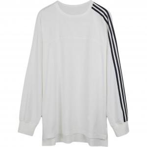 Y 3 3 Stripes футболка Y-3, белый
