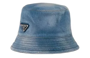 Панама женская Prada Logo-embroidered, синий