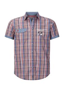 Рубашка с коротким рукавом WIM JAN VANDERSTORM, темно-синий