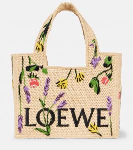 Сумка-шоппер Paula's Ibiza Font Small Loewe, Natural