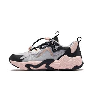 Легкие, амортизирующие, анти-кик, низкие кроссовки для детей и подростков ERKE KIDS, серый/черный