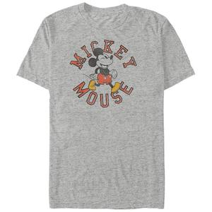 Большая и высокая футболка с изображением Микки Мауса Диснея Disney, цвет Athletic Heather