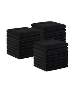 Набор салонных полотенец Arkwright Home из микрофибры, 24 шт, черный