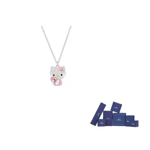Ожерелье из искусственного кристалла Hello Kitty для женщин Swarovski