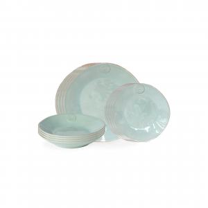 Costa Nova КОМПЛЕКСНЫЙ ОБСЛУЖИВАНИЕ: Бирюзовый набор посуды NOVA из 12 предметов на 4 персоны