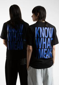 Футболка Wasted Paris KNOW WHAT I MEAN UNISEX, Black