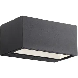 Светодиодный наружный настенный светильник Nene с LED-панелью, теплый белый, срок службы светодиода 25 000 ч Nordlux, черный