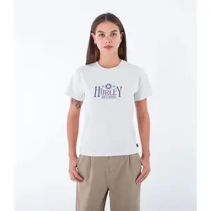 Футболка с коротким рукавом Hurley Organic Surf & Sunshine, белый