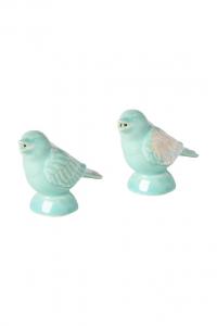 Солонка и перечница 9 см Costa Nova, бирюзовый