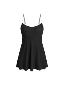 Cupshe Платье-бралетт для купания 'DAA12M4L002AC' в черном цвете