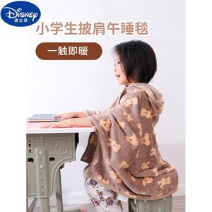 Disney Детское одеяло для сна 75х135 см с капюшоном, двойной флис, плюшевый мишка